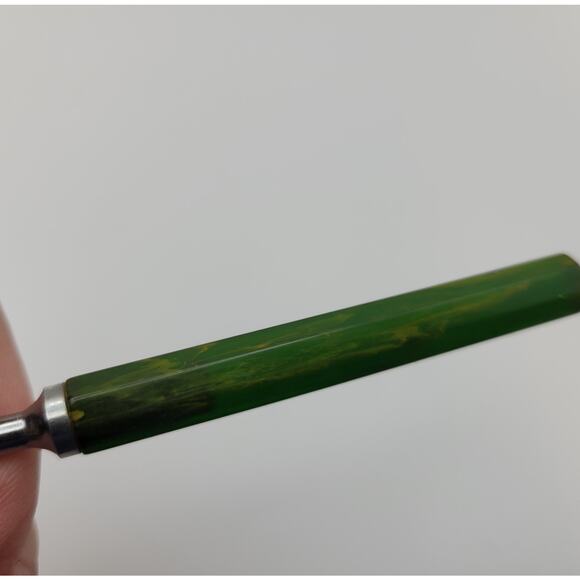 Vintage 1930s–1950s Keen Kutter Safety Razor Green Bakelite Handle Double Edge - Picture 13 of 16